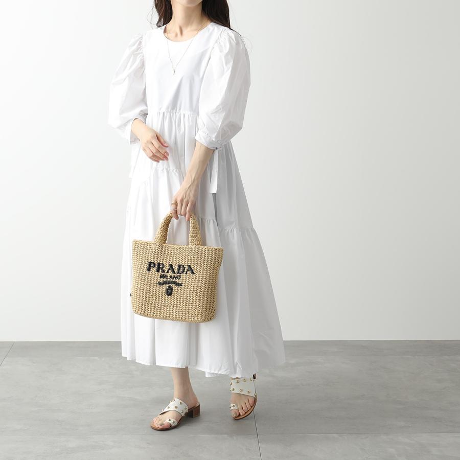 PRADA プラダ かごバッグ 1BG422 2C2T OOL レディース クロシェ カゴバッグ ハンドバッグ トートバッグ ジャガード ロゴ 刺繍 鞄 カラー3色_7
