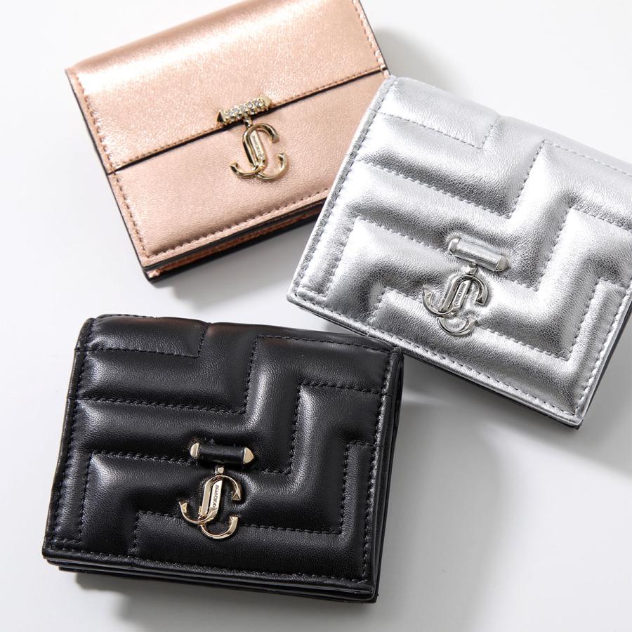JIMMY CHOO Jimmy Choo ジミーチュウ 二つ折り財布 HANNE ハンネ JIMMY CHOO Jimmy Choo ジミーチュウ 二つ折り財布 HANNE ハンネ