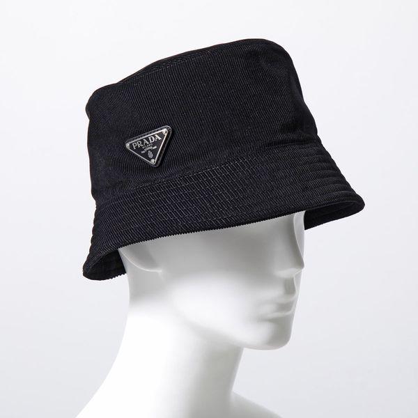 PRADA プラダ バケットハット 2HC137 1JHC メンズ コーデュロイ PRADA プラダ バケットハット 2HC137 1JHC メンズ コーデュロイ