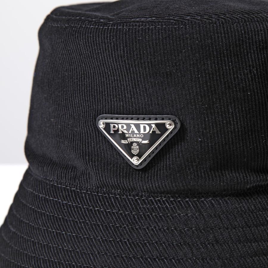 PRADA プラダ バケットハット 2HC137 1JHC メンズ コーデュロイ PRADA プラダ バケットハット 2HC137 1JHC メンズ コーデュロイ