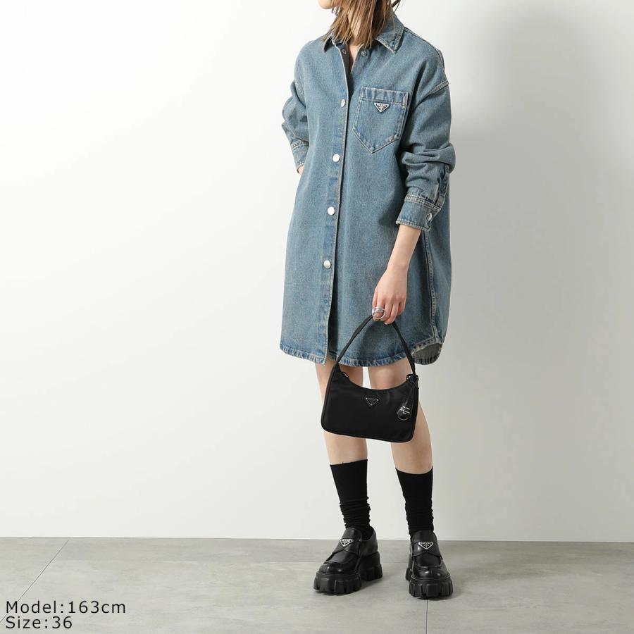 PRADA（プラダ） デニム シャツ GFC036 13Z6 レディース オーバー
