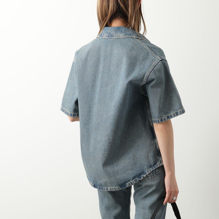 PRADA プラダ デニム シャツ GFC037 13Z6 レディース 半袖 PRADA プラダ デニム シャツ GFC037 13Z6 レディース 半袖
