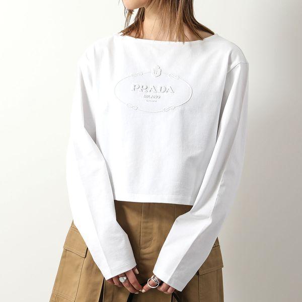 PRADA プラダ 長袖 Tシャツ 34658 14LQ レディース ロンT PRADA プラダ 長袖 Tシャツ 34658 14LQ レディース ロンT