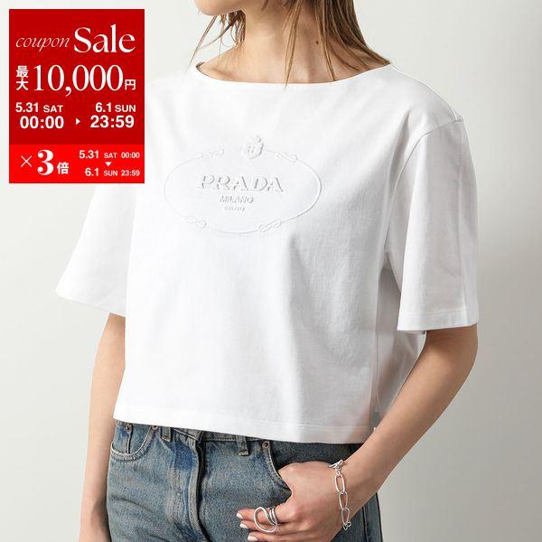 PRADA プラダ 半袖 Tシャツ 3546 B14LQ レディース カットソー PRADA プラダ 半袖 Tシャツ 3546 B14LQ レディース カットソー