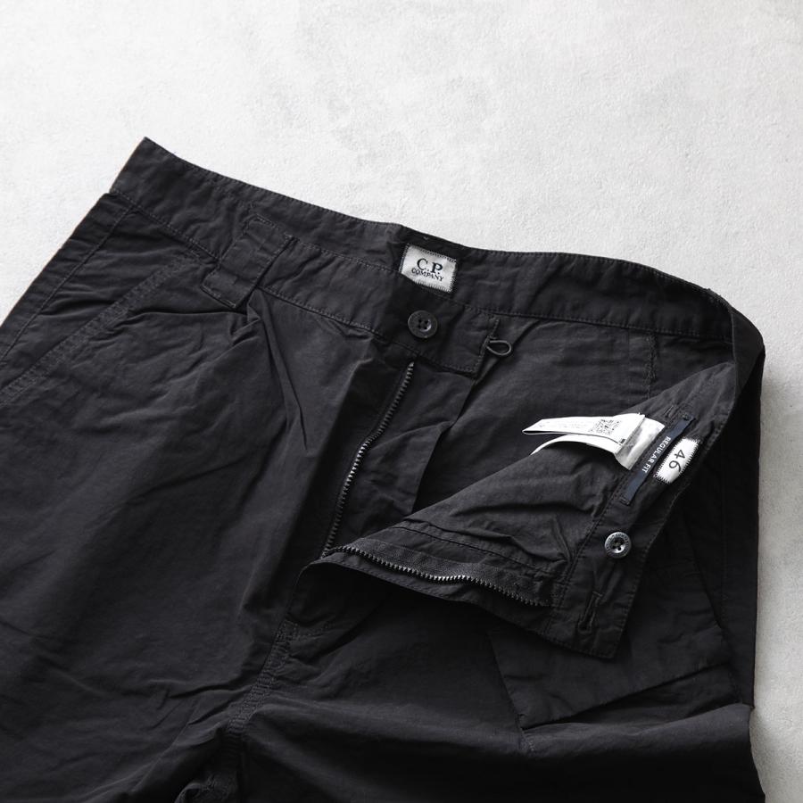 【新品未使用】C.Pカンパニーブラックコットンパンツ C.P. COMPANY シーピーカンパニー CPCOMPANY パンツ カーゴ
