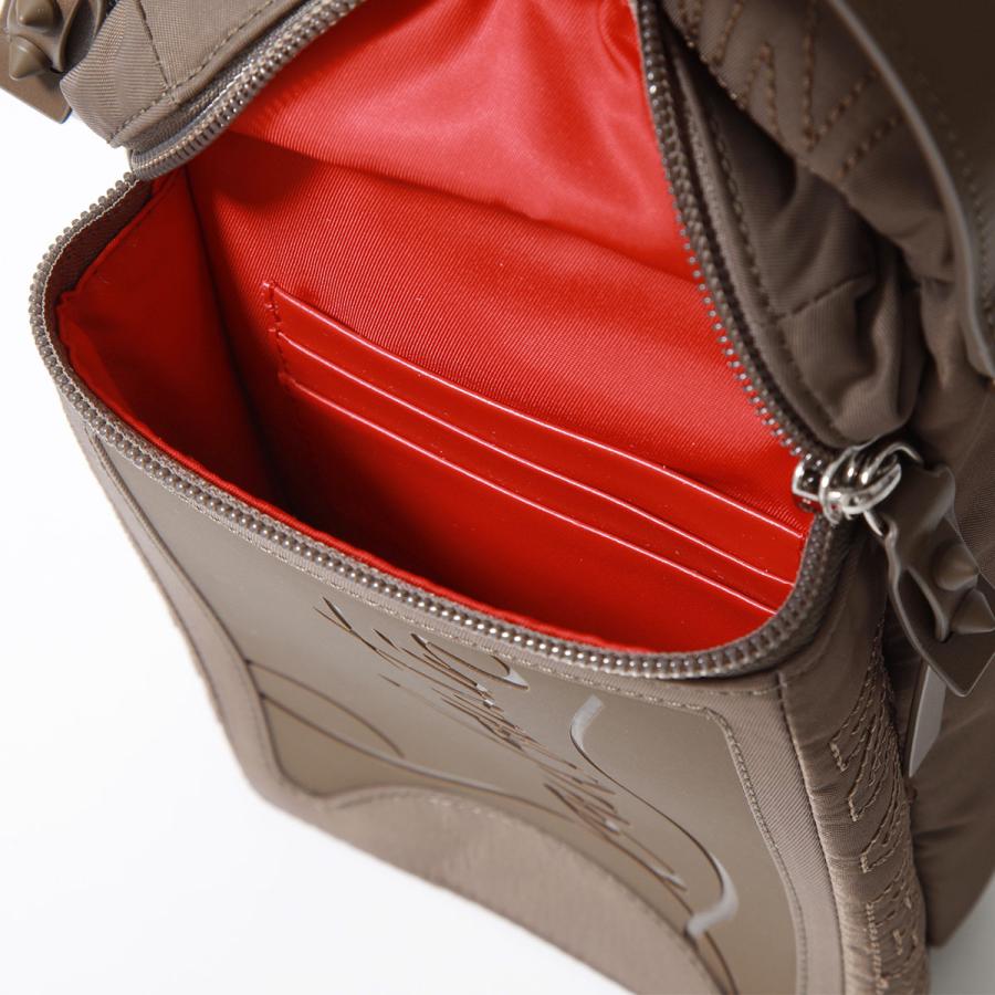 クリスチャンルブタン ボディバッグ ウェストバッグ ブラック レッド