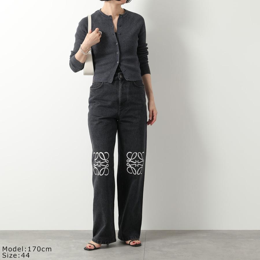 未使用品✨️LOEWE　ロエベ アナグラムバギーパンツ　デニムパンツ LOEWE ロエベ レディース デニム アナグラム バギー ジーンズ ワイド