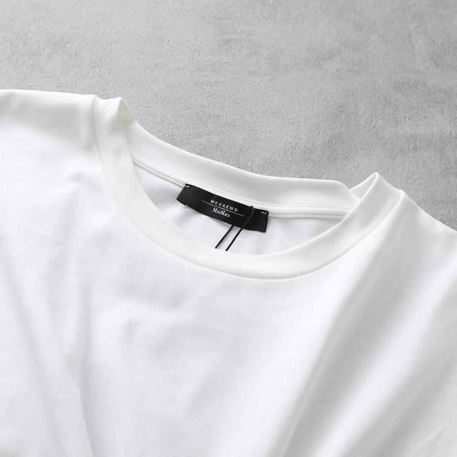 Max Mara ホワイト 半袖シャツ ラッフルデザインサイズ40マックスマーラ MAXMARA WEEKEND LINE（マックスマーラウィークエンドライン） WEEKEND