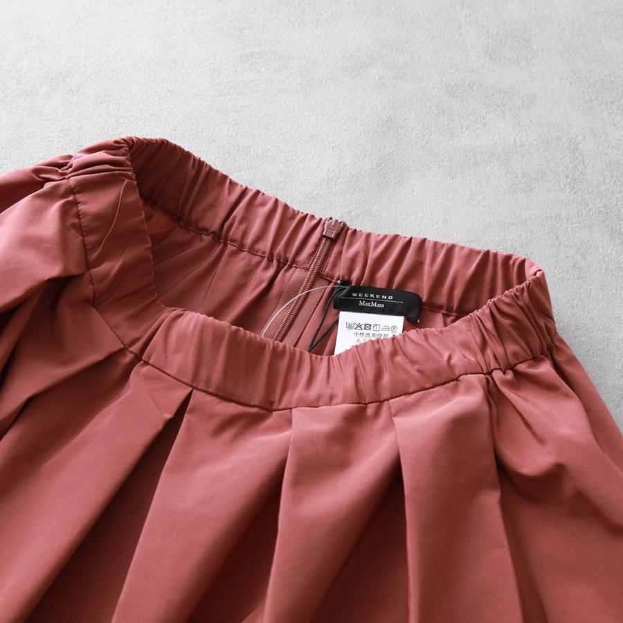 ウィークエンド マックスマーラ フレアスカート サテン調 ピンク ゆったり MAXMARA WEEKEND LINE（マックスマーラウィークエンドライン） WEEKEND