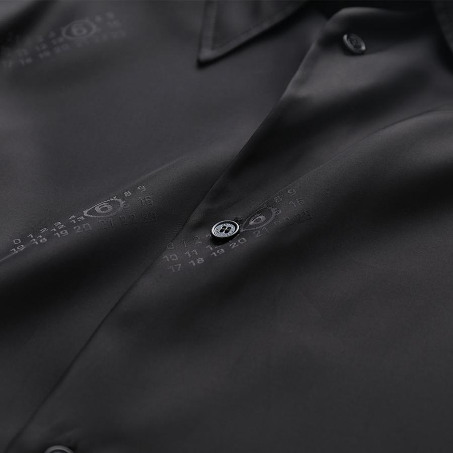 【新品】MM6 MaisonMargiela  ブラック サテン 長袖シャツ 楽天市場】【新作 2026春夏】エムエム6 メゾンマルジェラ ロング