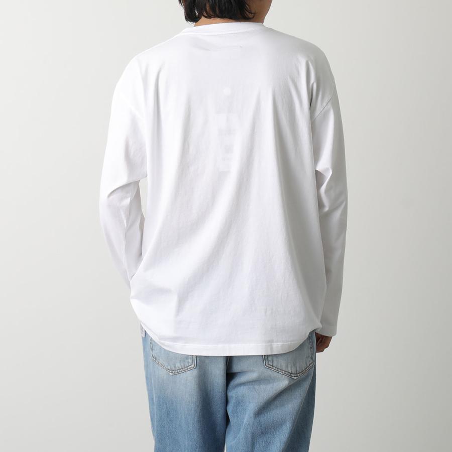 ナンバーロゴ MM6 MaisonMargiela Tシャツ ホワイト S MM6 エムエムシックス メゾンマルジェラ 長袖 Tシャツ SH0GC0007