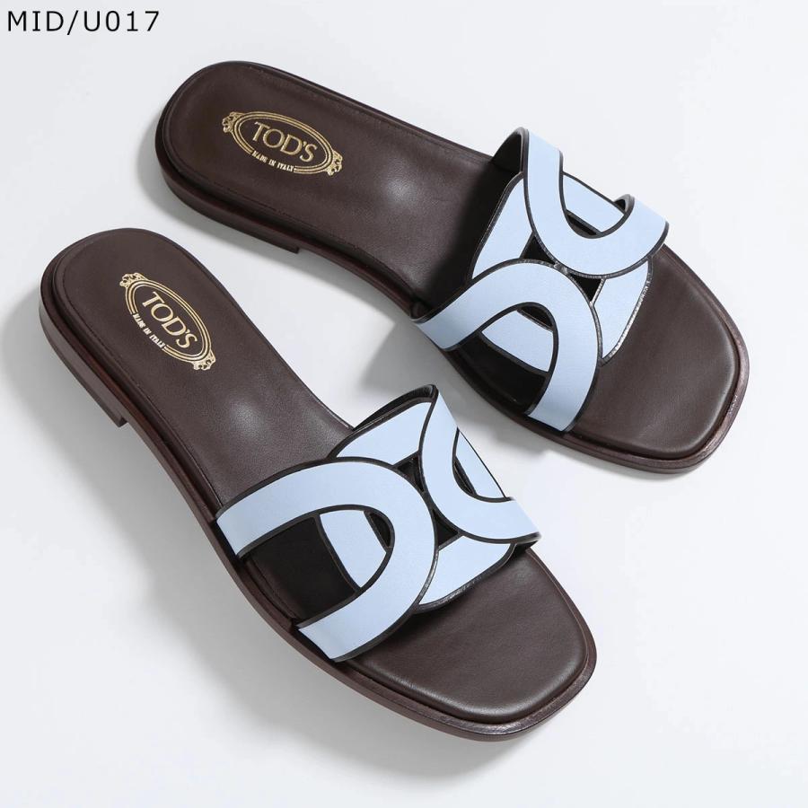 新品⭐︎未使用　付属品完備　TOD'Sサンダル37 1/2 保存袋　箱有り TOD'S（トッズ） TODS サンダル XXW70K0GU70MID XXW70K0GU70RE0