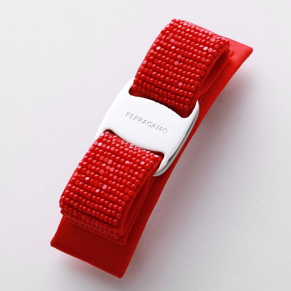 FERRAGAMO（フェラガモ） バレッタ 34 0418 レディース ヴィラリボン
