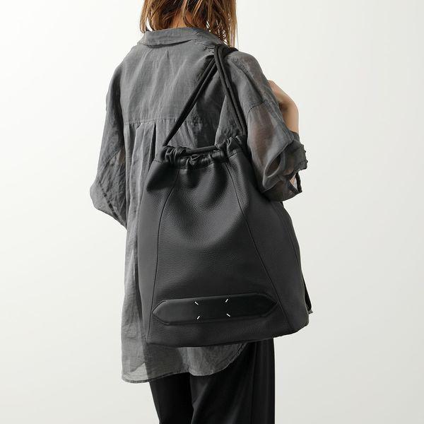 メゾンマルジェラ ドローストリング 巾着型 リュック バックパック 黒 Maison Margiela（メゾンマルジェラ） バックパック 5AC SB1WG0045