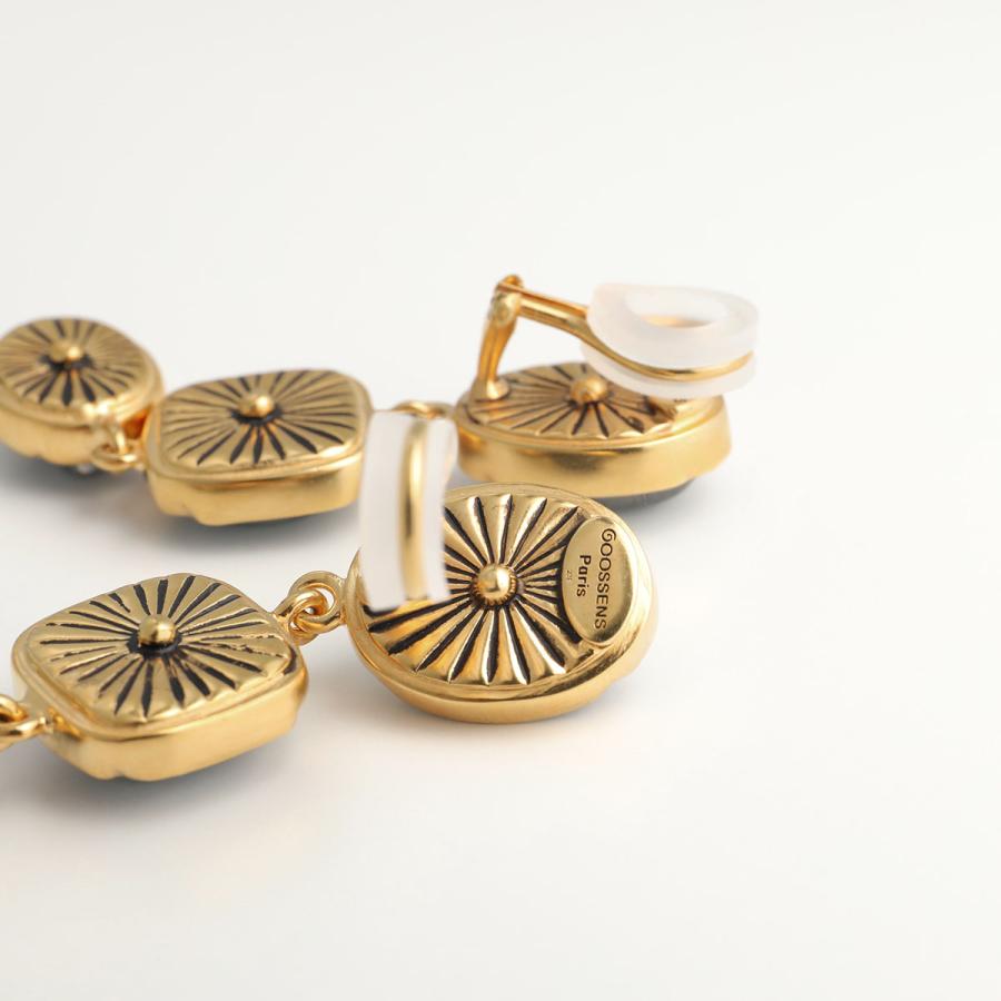 GOOSSENS PARIS（グーセンスパリ） イヤリング Cabochons three