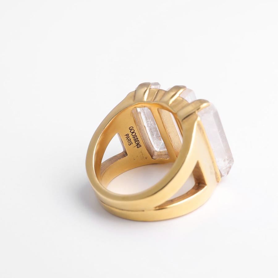 GOOSSENS PARIS グーセンスパリ リング Stones Three Rows Ring GOOSSENS PARIS グーセンスパリ リング Stones Three Rows Ring