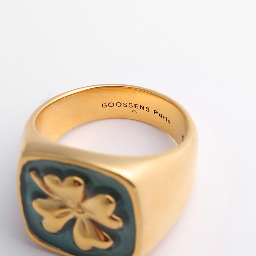 GOOSSENS PARIS グーセンスパリ リング Talisman Clover Signet GOOSSENS PARIS グーセンスパリ リング Talisman Clover Signet