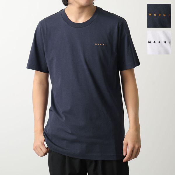 MARNI マルニ Tシャツ HUMU0198X1 UTCZ57 メンズ 半袖 カットソー 刺繍 