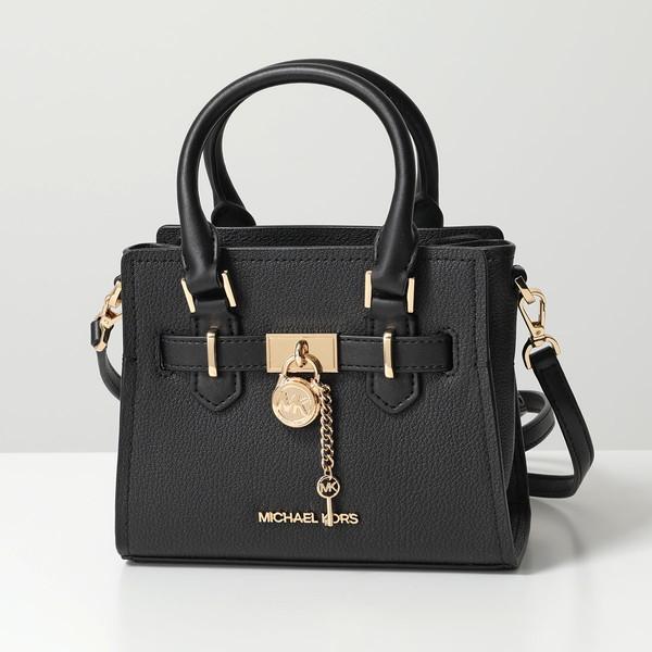 MICHAEL KORS ブラックショルダーバッグHAMILTON サッチェル
