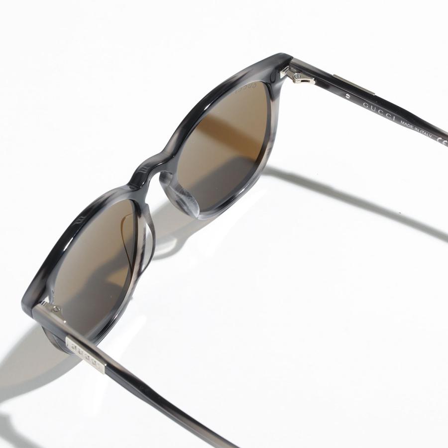 GUCCI グッチ サングラス GG1157S メンズ ボストン型 メガネ 眼鏡 ロゴ アイウェア 伊達メガネ 004/GREY-GREY-BROWN｜s-musee｜11