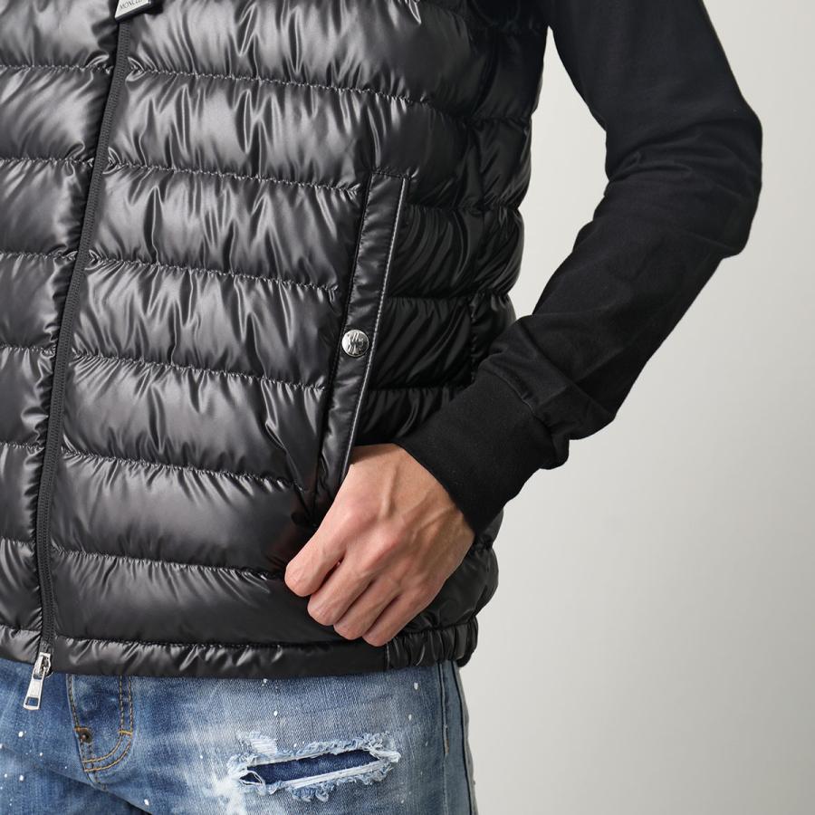 MONCLER モンクレール ダウンベスト CLAI GILET クライ ジレ 1A00057 595ZJ メンズ フード付き ロゴパッチ カラー2色｜s-musee｜13