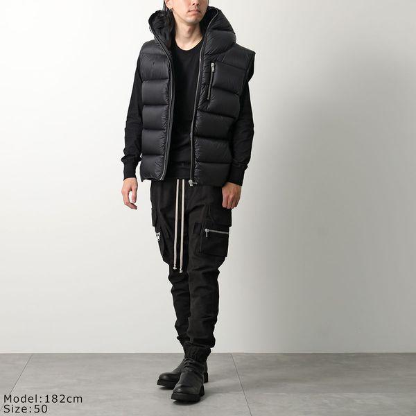 Rick Owens リックオウエンス ダウンベスト SEALED VEST RU02C7746 NPD4 メンズ フード付き ナイロン 胸ポケット 09/BLACK｜s-musee｜03