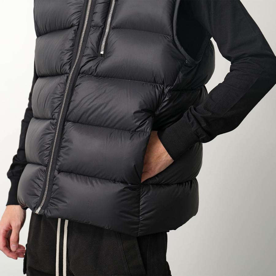 Rick Owens リックオウエンス ダウンベスト SEALED VEST RU02C7746 NPD4 メンズ フード付き ナイロン 胸ポケット 09/BLACK｜s-musee｜06