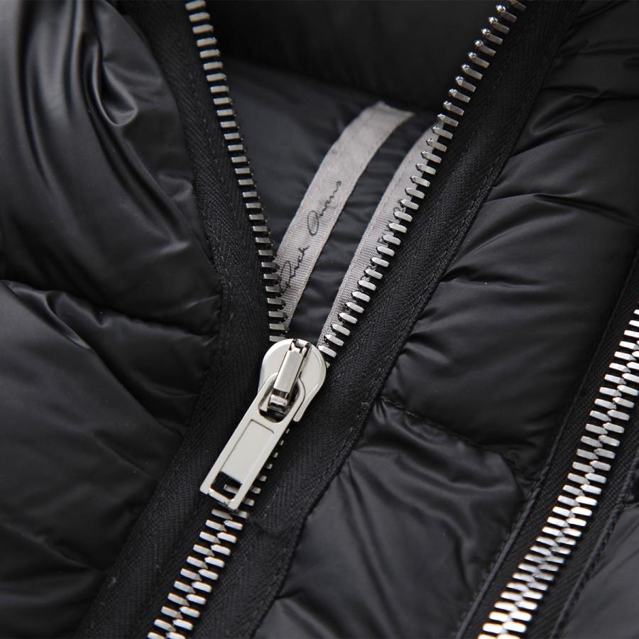 Rick Owens リックオウエンス ダウンベスト SEALED VEST RU02C7746 NPD4 メンズ フード付き ナイロン 胸ポケット 09/BLACK｜s-musee｜08