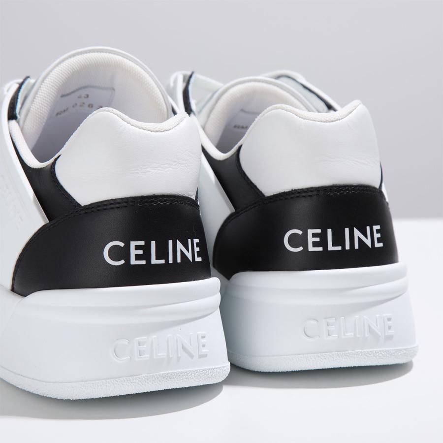 CELINE セリーヌ スニーカー 353143840C.010K メンズ ローカット レザー レースアップ ロゴ シューズ 靴 010K/OPTIC-WHITE｜s-musee｜11