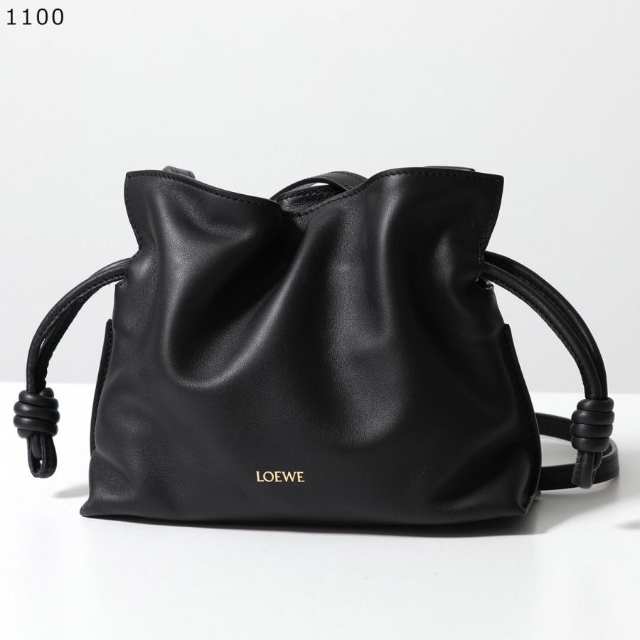 LOEWE ロエベ アナグラム フラメンコクラッチ ミニ ブラック 現行モデル フラメンコクラッチ ラージ（ナパカーフ） ブラック - LOEWE