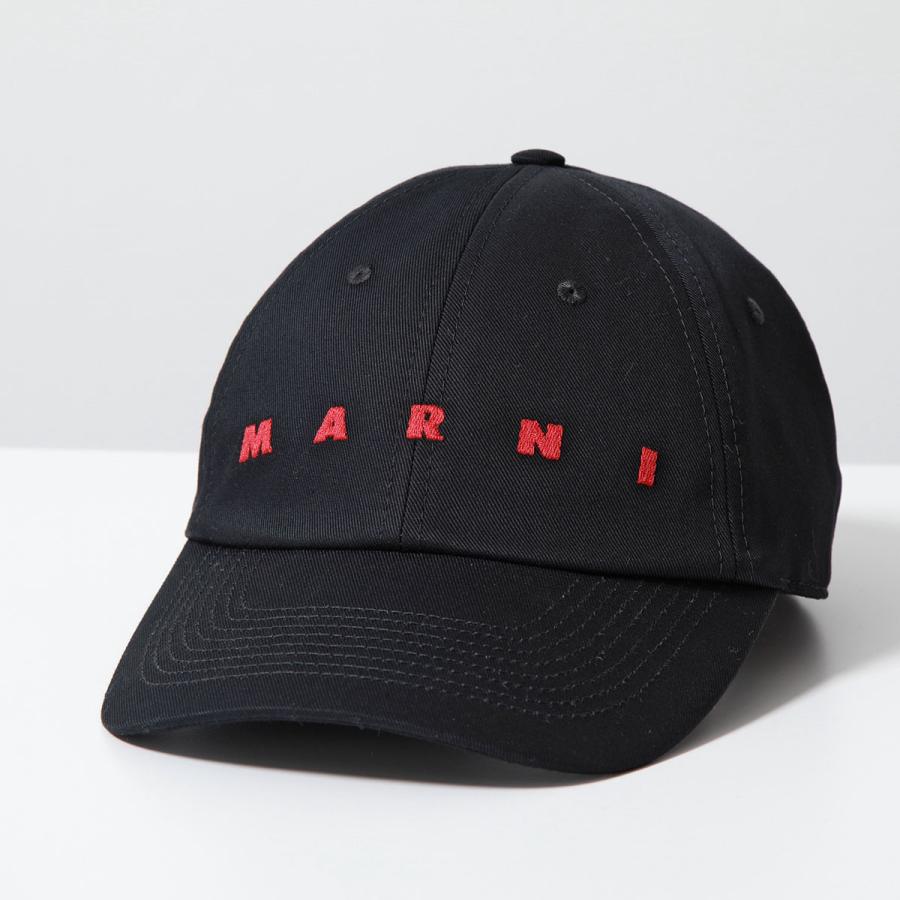 MARNI マルニ ベースボールキャップ CLZC0108S0 UTC311 メンズ ロゴ刺繍 コットン 帽子 カラー3色｜s-musee｜05