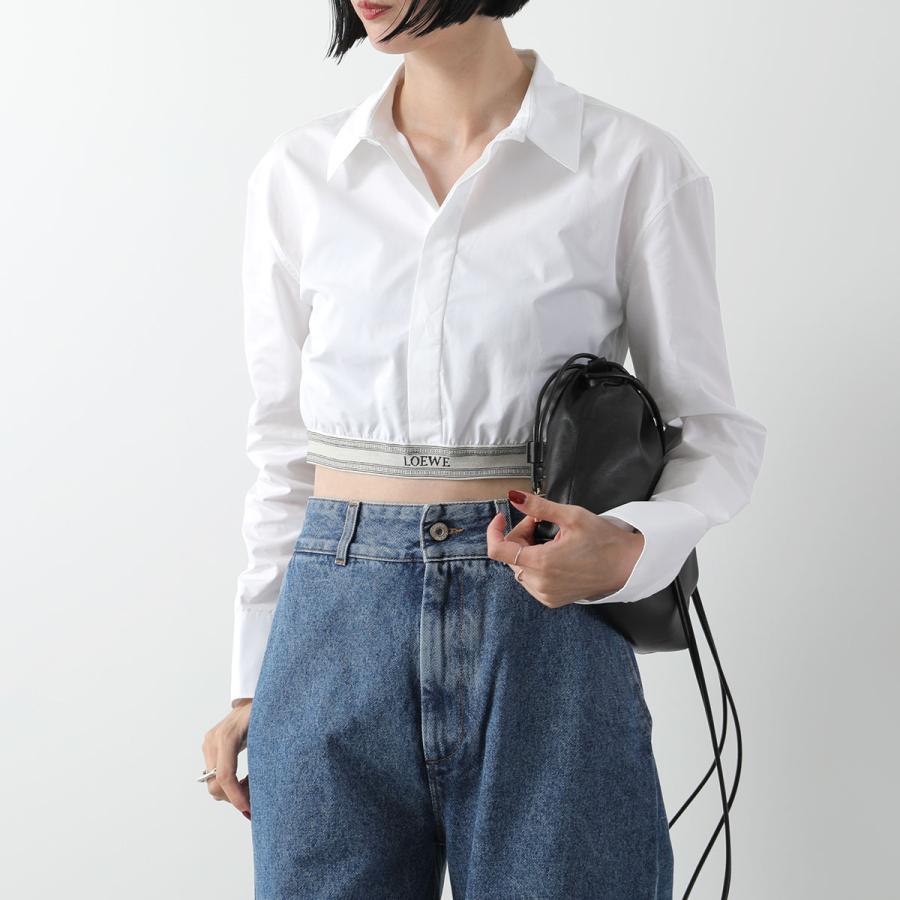 LOEWE ロエベ シャツ S359Y05XAX レディース クロップド丈 長袖 LOEWE ロエベ シャツ S359Y05XAX レディース クロップド丈 長袖