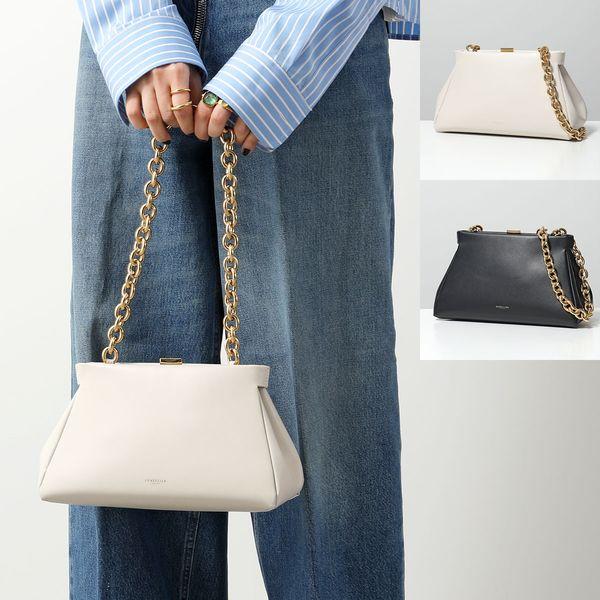 DeMellier London クラッチバッグ チェーンショルダー DEMELLIER（デメリエー） ショルダーバッグ CANNES WITH CHUNKY CHAIN