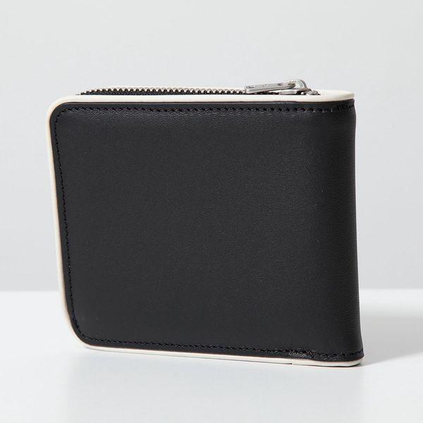 Y-3 ワイスリー 二つ折り財布 IN2384 メンズ ロゴ レザー 小銭入れあり