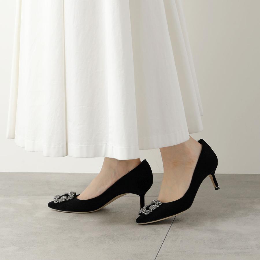 MANOLO BLAHNIK マノロブラニク パンプス HANGISI FMC VELVET 050 