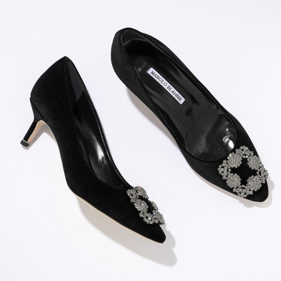 MANOLO BLAHNIK マノロブラニク パンプス HANGISI FMC VELVET 050 