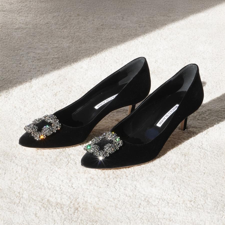 MANOLO BLAHNIK マノロブラニク パンプス HANGISI FMC VELVET MANOLO BLAHNIK マノロブラニク パンプス HANGISI FMC VELVET