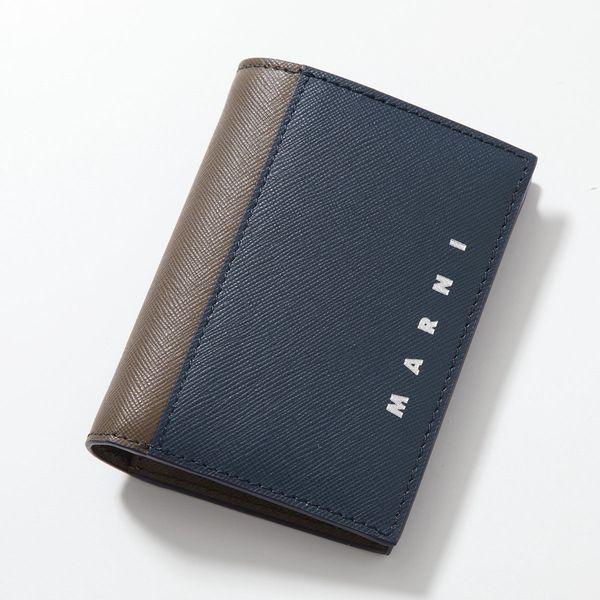 MARNI（マルニ） 二つ折り財布 PFMI0072U0 LV520 メンズ 小銭入れあり