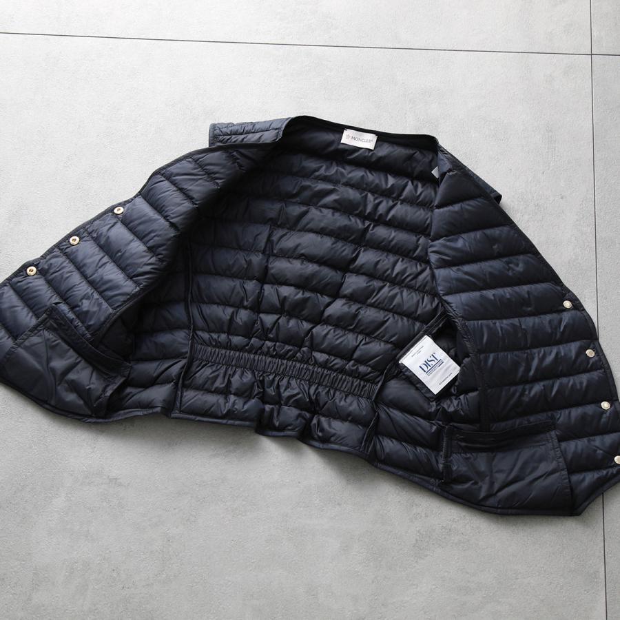 MONCLER モンクレール ダウンベスト 2F00010 595FE レディース ナイロン インナーダウン Vネック アイコンパッチ カラー2色｜s-musee｜13