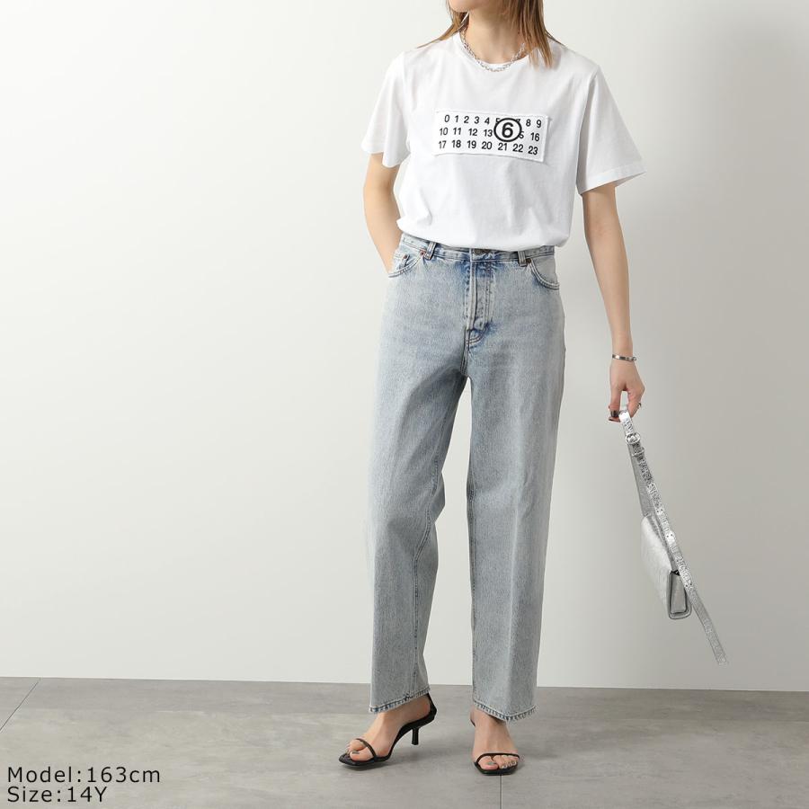 MM6 KIDS エムエムシックス メゾンマルジェラ キッズ Tシャツ M60609 MM009 レディース ガールズ 半袖 カットソー ナンバリングロゴT カラー2色｜s-musee｜04