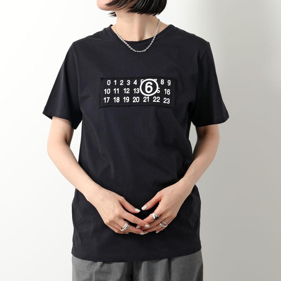 MM6 KIDS エムエムシックス メゾンマルジェラ キッズ Tシャツ M60609 MM009 レディース ガールズ 半袖 カットソー ナンバリングロゴT カラー2色｜s-musee｜08