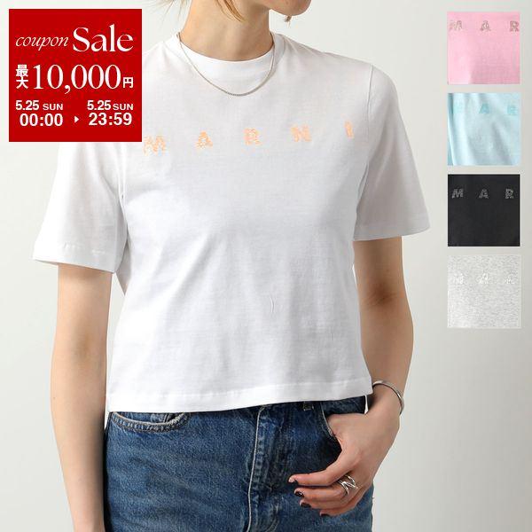 MARNI KIDS マルニ キッズ Tシャツ M01027 M00NE クロップド丈 半袖 カットソー ロゴT ラメロゴ クルーネック コットン  カラー5色 : 360226259 : インポートセレクト musee - 通販 - Yahoo!ショッピング