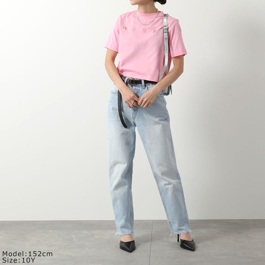 MARNI KIDS マルニ キッズ Tシャツ M01027 M00NE クロップド丈 MARNI KIDS マルニ キッズ Tシャツ M01027 M00NE クロップド丈