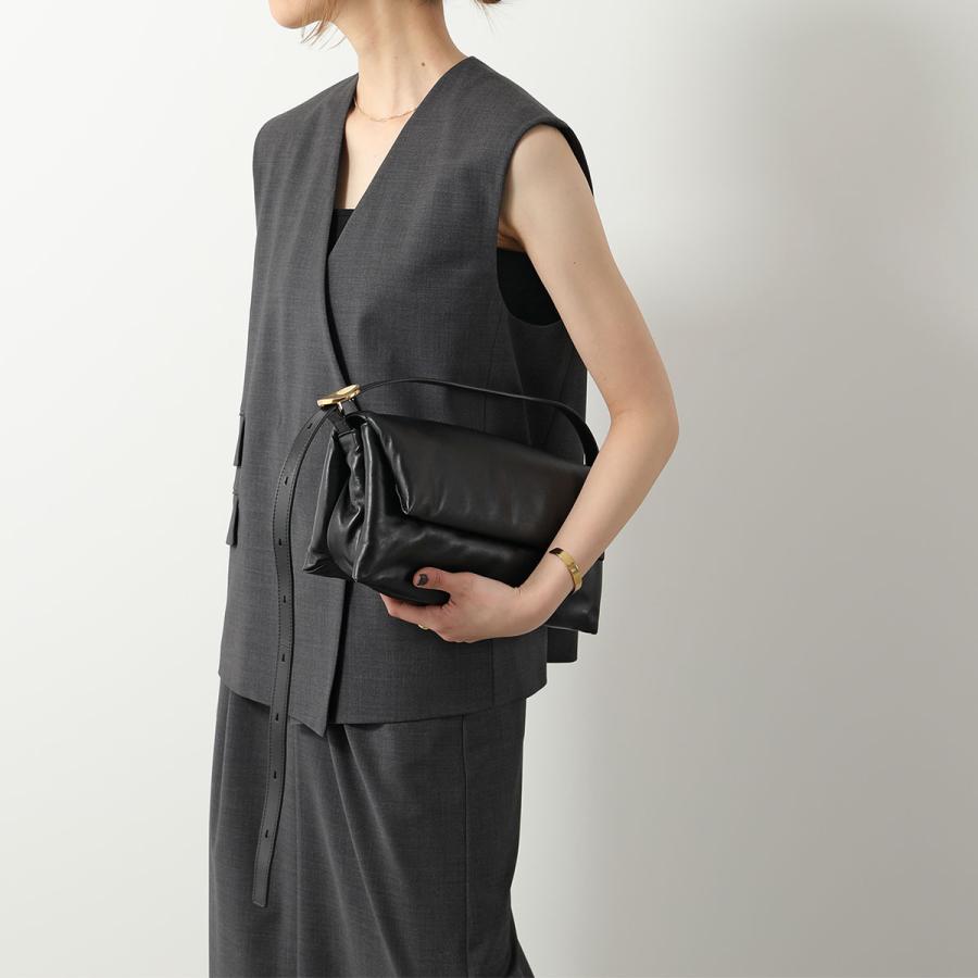 JIL SANDER ジルサンダー ショルダーバッグ Origami Shoulder Bag オリガミ J07ZH0018 P6569 レディース レザー クロスボディ 鞄 001/BLACK｜s-musee｜06