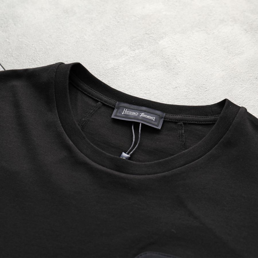 HERNO（ヘルノ） Tシャツ JG00049UL 52000 メンズ 半袖 クルーネック