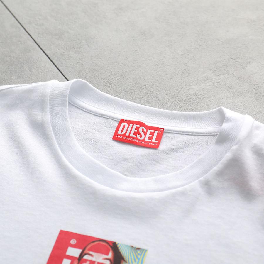 DIESEL（ディーゼル） Tシャツ T-JUST-N11 A12458 0BEAF メンズ 半袖