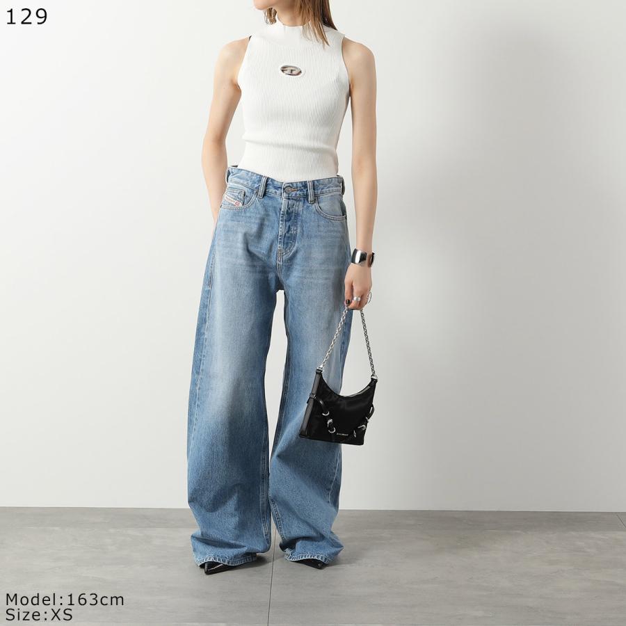 DIESEL レディース　ノースリーブ　デニム素材 セール】レディース ニット ノースリーブ（ニット/セーター）｜DIESEL
