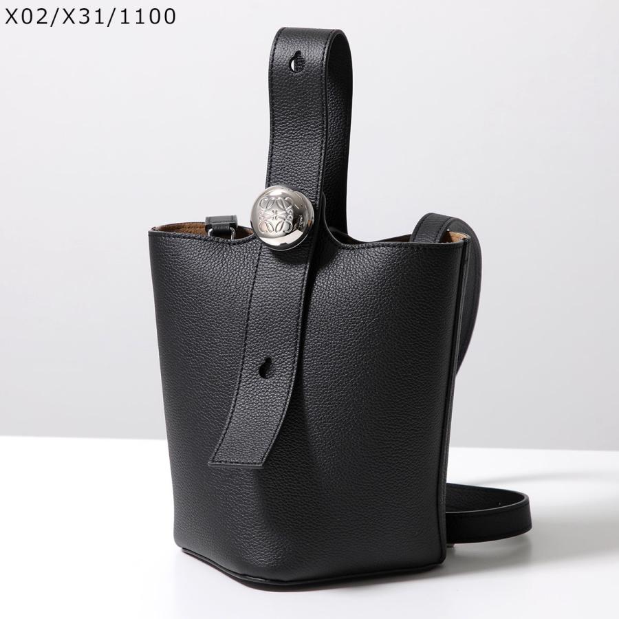 LOEWE（ロエベ） ハンドバッグ PEBBLE BUCKET MINI ペブル バケット