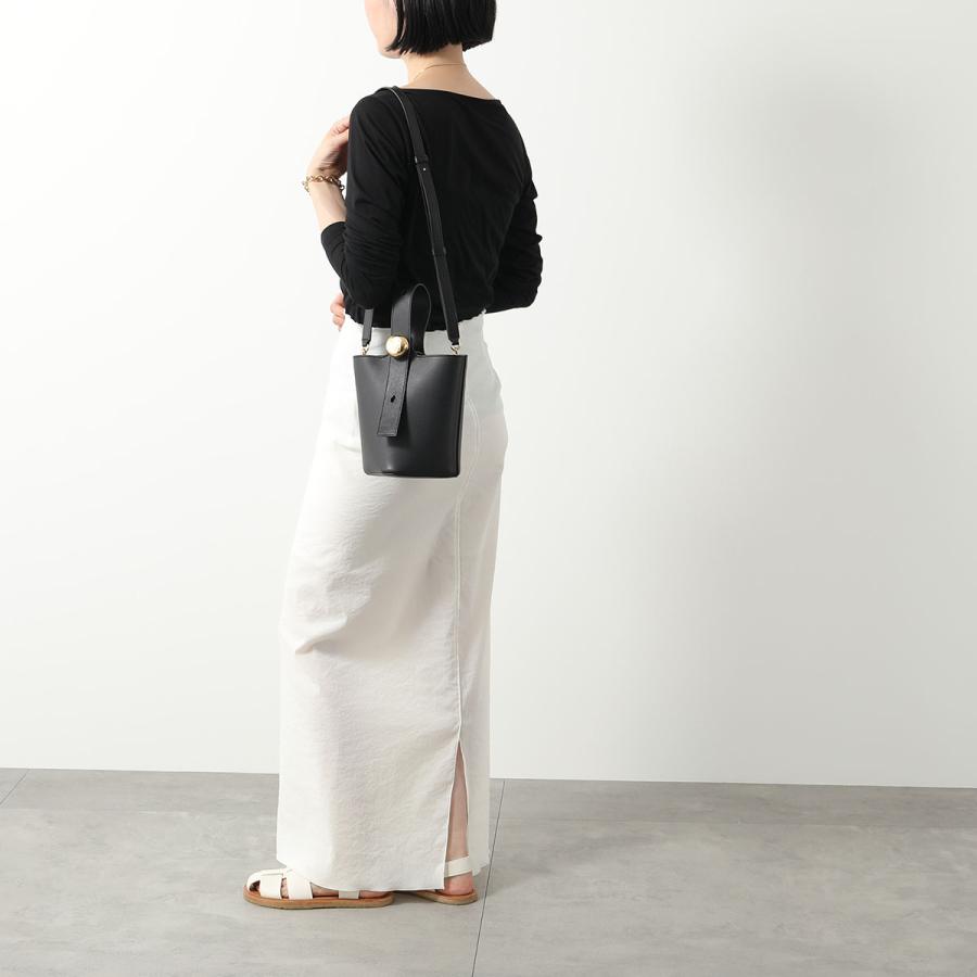 LOEWE 黒 ペブル バケットバッグ ミニ LOEWEペブルバケットバッグミニ