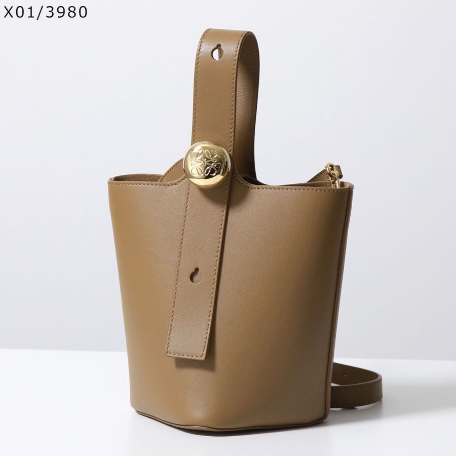 LOEWE（ロエベ） ハンドバッグ PEBBLE BUCKET MINI ペブル バケット